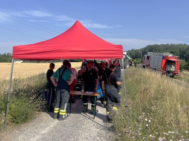 Unterstützung bei Vegetationsbrand in Mühlleiten