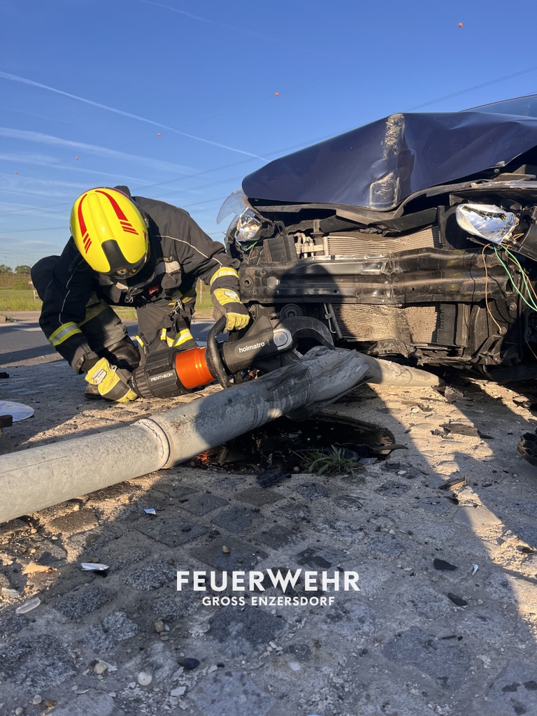 T1 PKW Bergung in den Morgenstunden