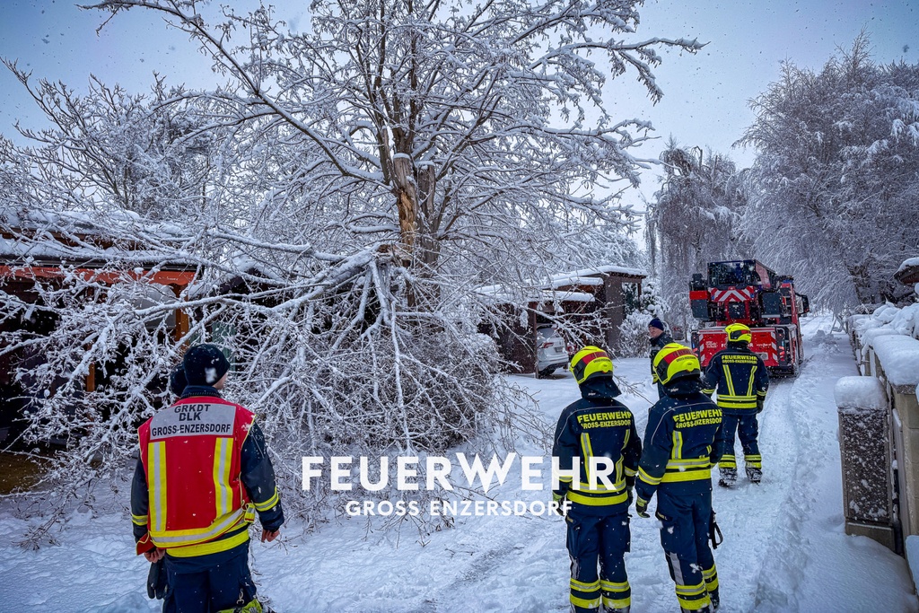 Schnee in Groß-Enzersdorf