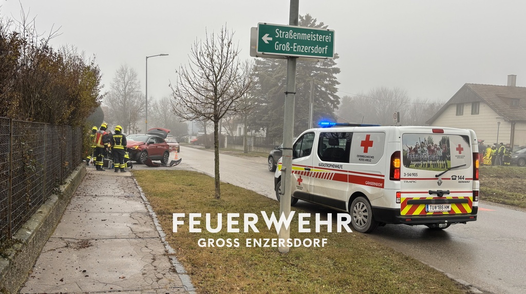 Verkehrsunfall mit zwei beteiligten PKW