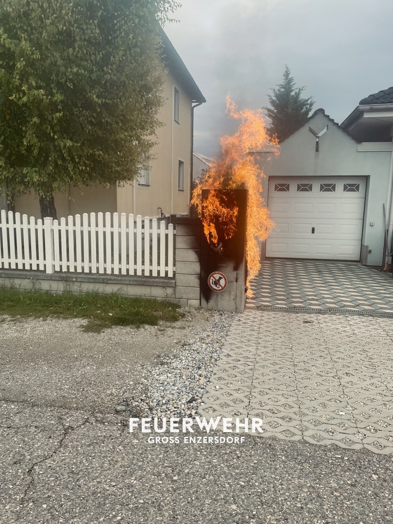 B2 Vollbrand eines Verteilerkastens