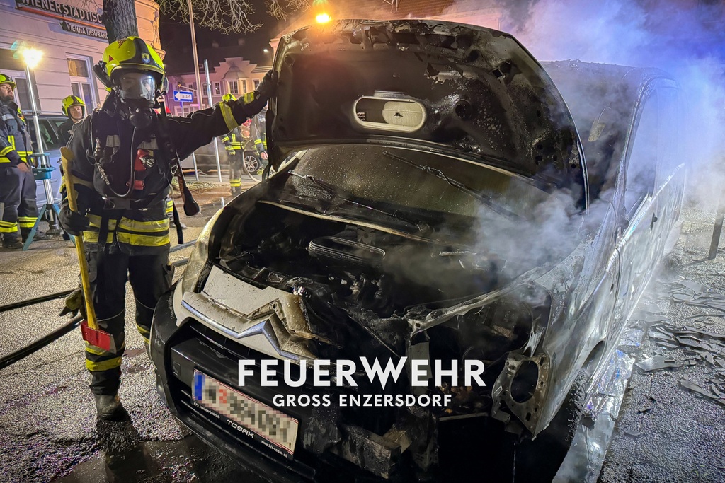 B1 Fahrzeugbrand