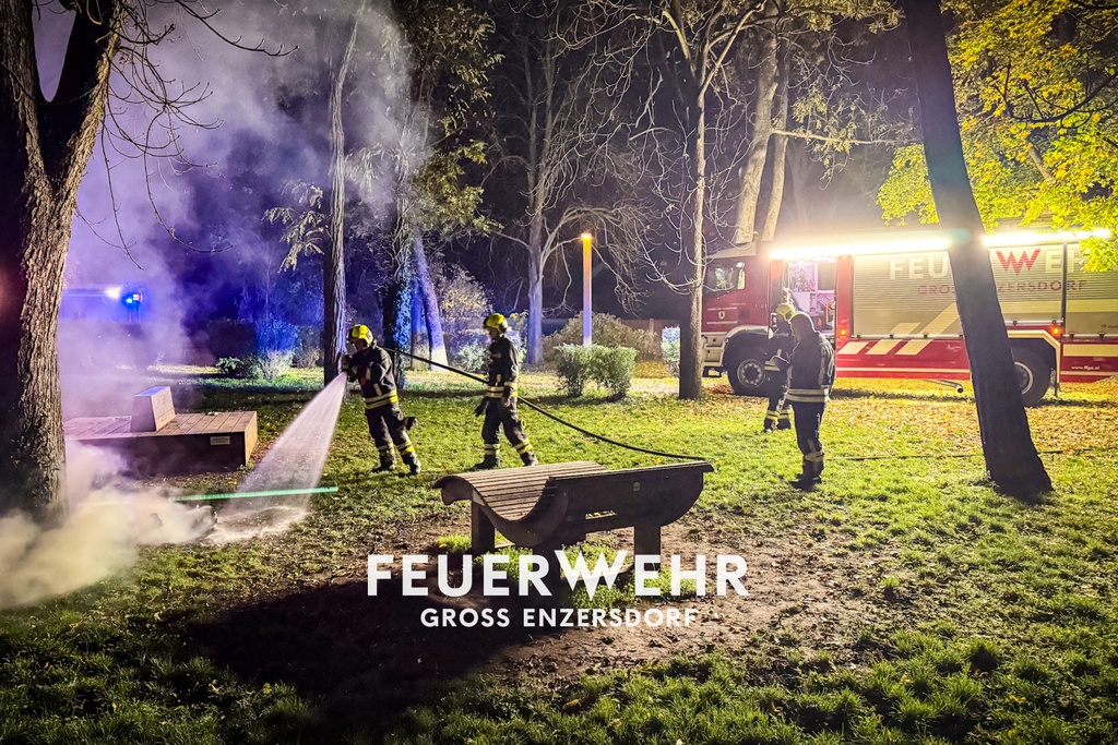 B1 Kleinbrand im Park